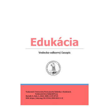 Edukácia, roč. 5, č. 1/2022