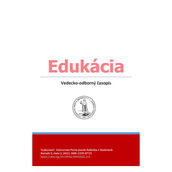 Edukácia, roč. 5, č. 2/2022