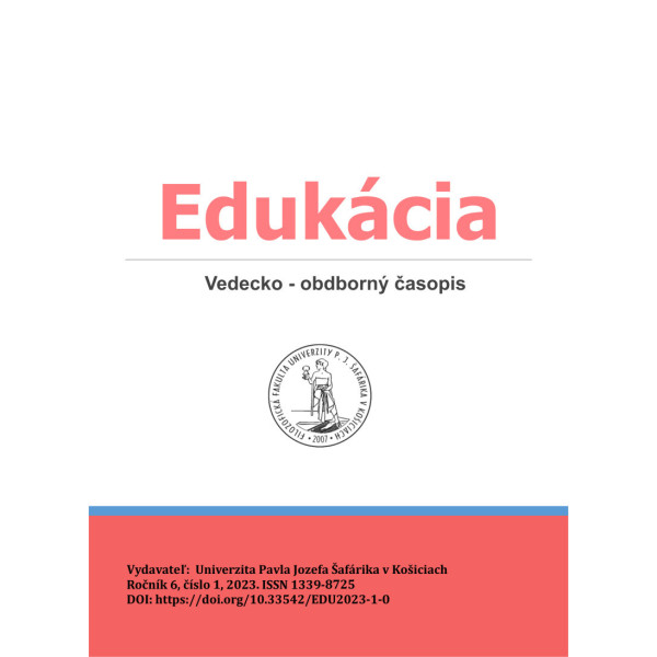 Edukácia, roč. 6, č. 1/2023