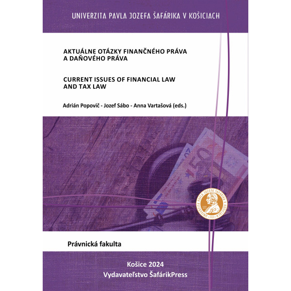 Current Issues of Financial Law and Tax Law