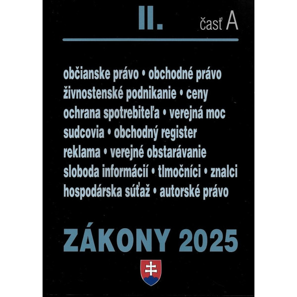 Zákony II.A / 2025