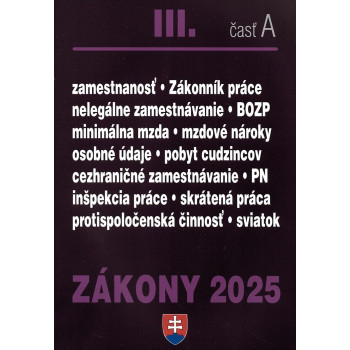 Zákony III. A / 2025