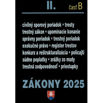 Zákony II.B / 2025