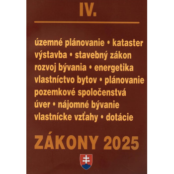 Zákony IV. 2025