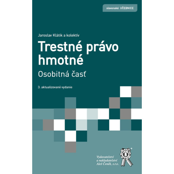 Trestné právo hmotné - Osobitná časť