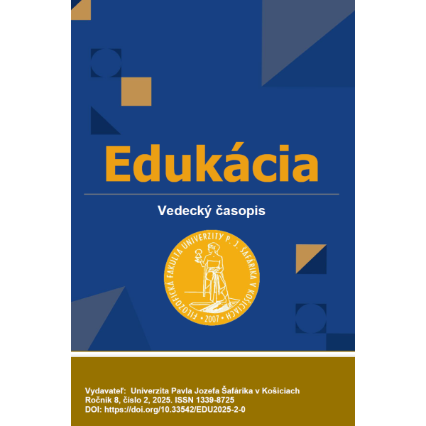 EDUKÁCIA, roč. 8, č. 2/2025