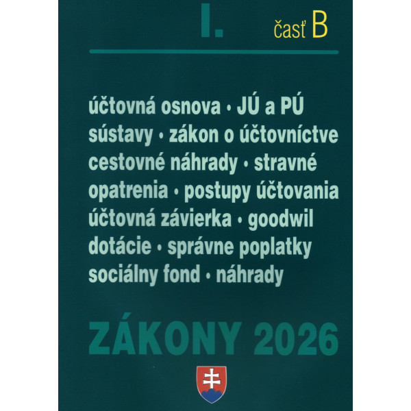 Zákony I.B / 2026