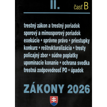 Zákony II.B / 2026