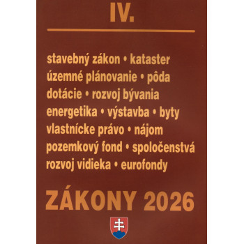Zákony IV / 2026