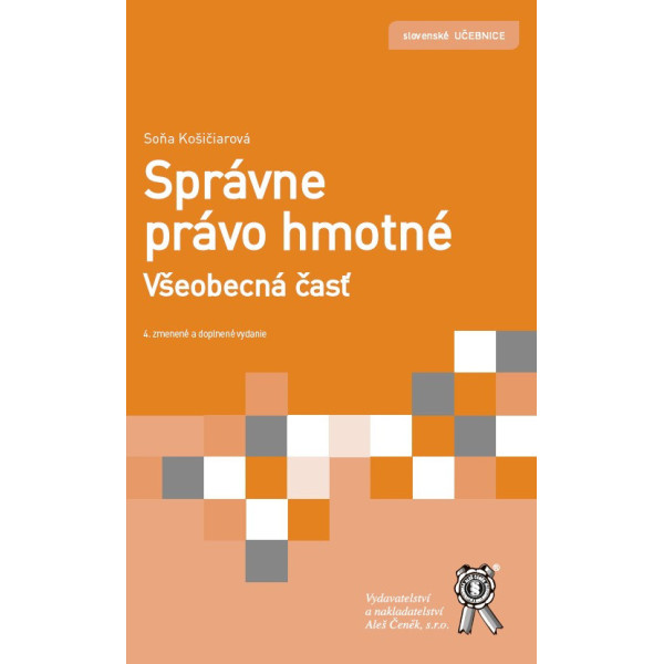 Správne právo hmotné - všeobecná časť