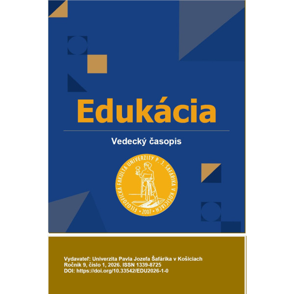Edukácia, roč. 9, č. 1/2026