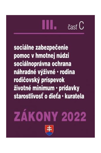Zákony 2022 časť C