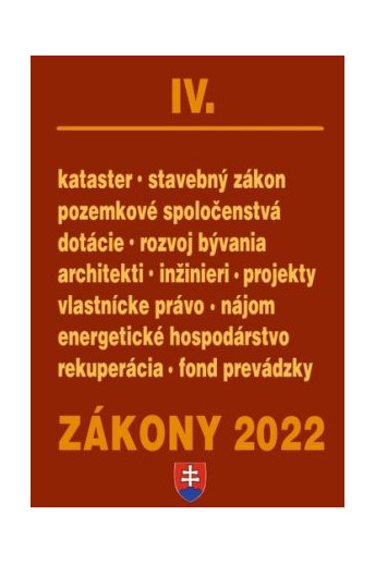 Zákony 2022 IV.