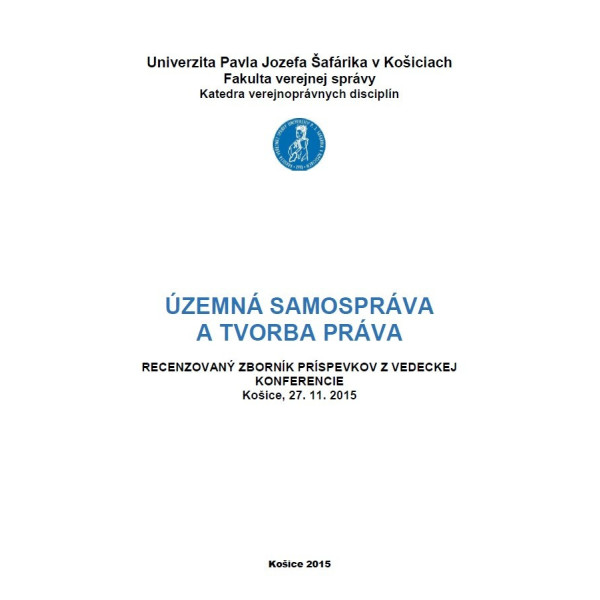 Územná samospráva a tvorba práva