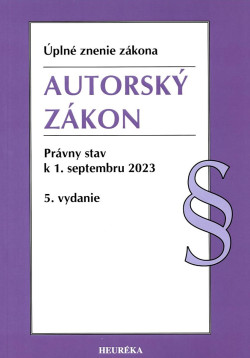 Autorský zákon. Úzz, 5. vydanie, 9/2023