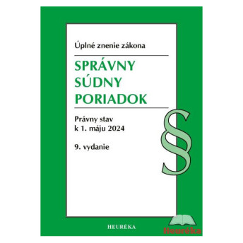 Správny súdny poriadok. Úzz, 9. vydanie