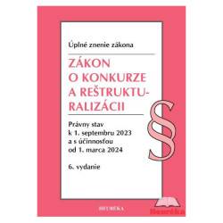 Zákon o konkurze a reštrukturalizácii. Úzz, 6. vydanie