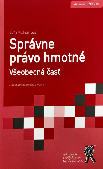 Správne právo hmotné - Všeobecná časť