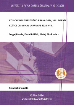 KOŠICE CRIMINAL LAW DAYS 2024