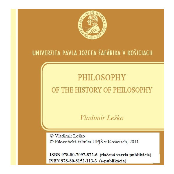 Philosophy of the history of philosophy