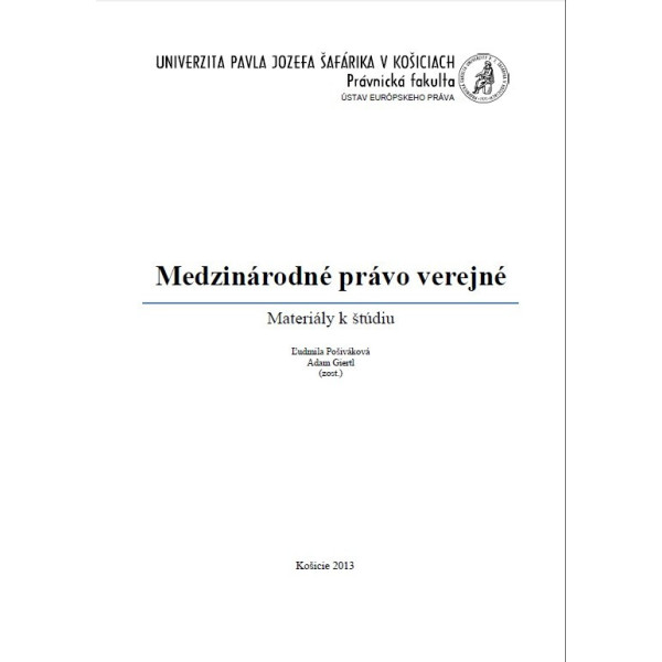 Medzinárodné právo verejné (Materiály k štúdiu)