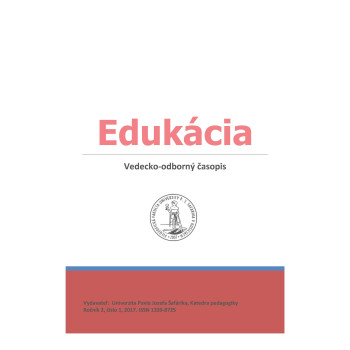 Edukácia, roč. 2, č. 1/2017