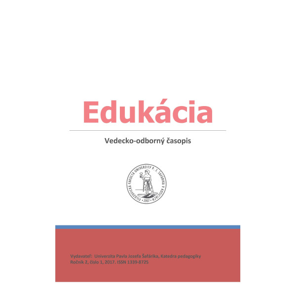 Edukácia, roč. 2, č. 1/2017