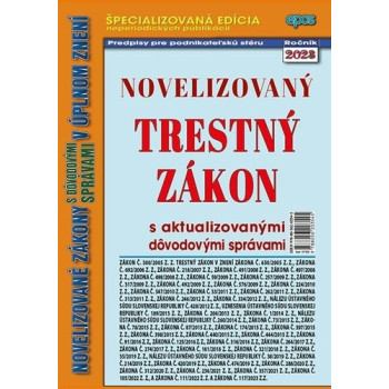 Novelizovaný trestný zákon 2023