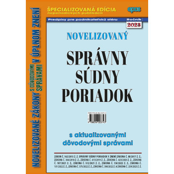 Novelizovaný správny súdny poriadok