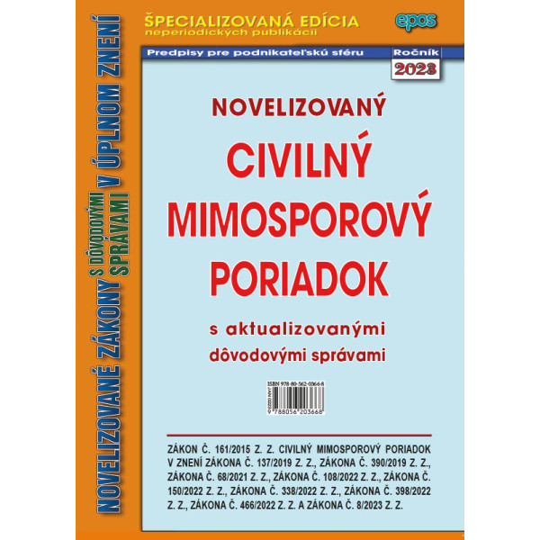 Novelizovaný civilný mimosporový poriadok