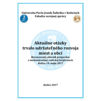 Aktuálne otázky trvalo udržateľného rozvoja miest a obcí