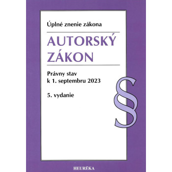 Autorský zákon. Úzz, 5. vydanie