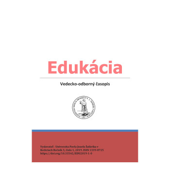 Edukácia, roč. 3, č. 1/2019