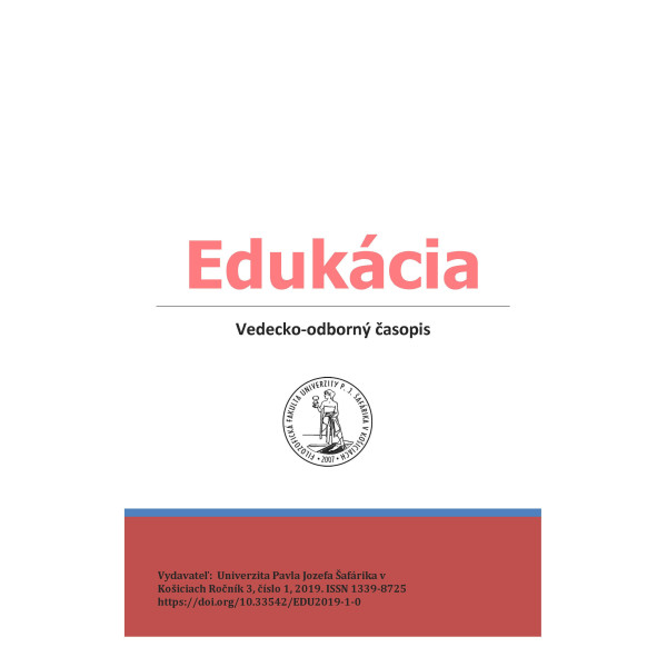 Edukácia, roč. 3, č. 1/2019