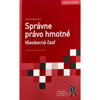 Správne právo hmotné - Všeobecná časť