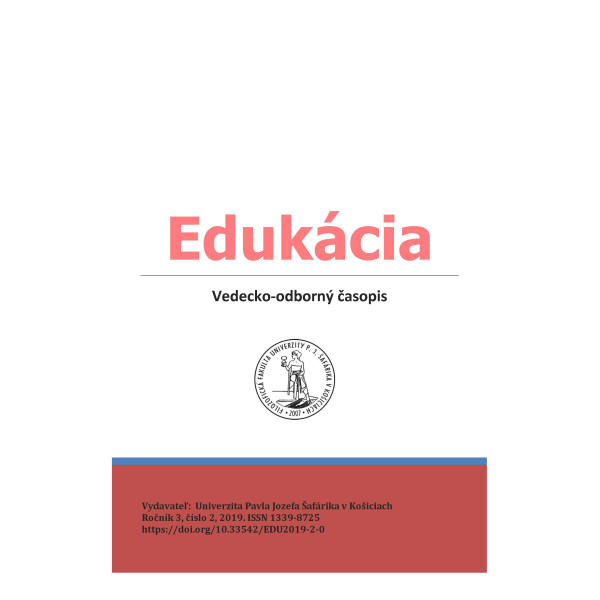 Edukácia, roč. 3, č. 2/2019