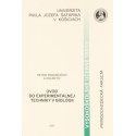 Úvod do experimentálnej techniky v biológii