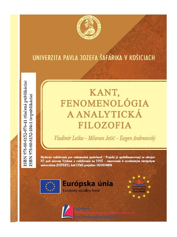 Kant, fenomenológia a analytická filozofia