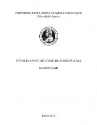 Úvod do psychológie rozhodovania