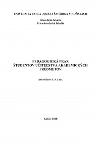 Pedagogická prax študentov učiteľstva akademických predmetov