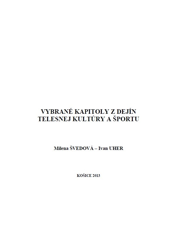 Vybrané kapitoly z dejín telesnej kultúry a športu