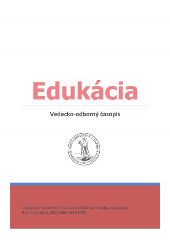 Edukácia, roč, 2, č. 1/2017