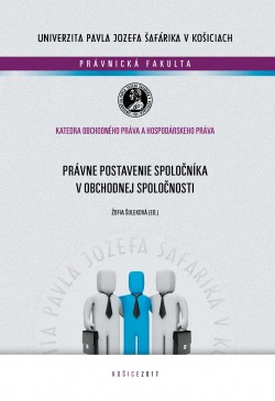 Právne postavenie spoločníka v obchodnej spoločnosti