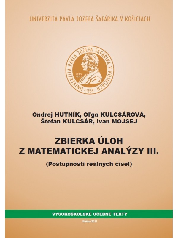 Zbierka úloh z matematickej analýzy III.