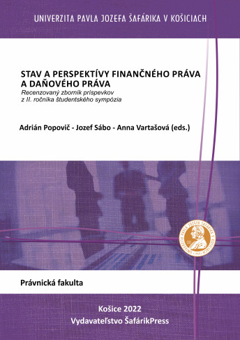 Stav a perspektívy finančného práva a daňového práva