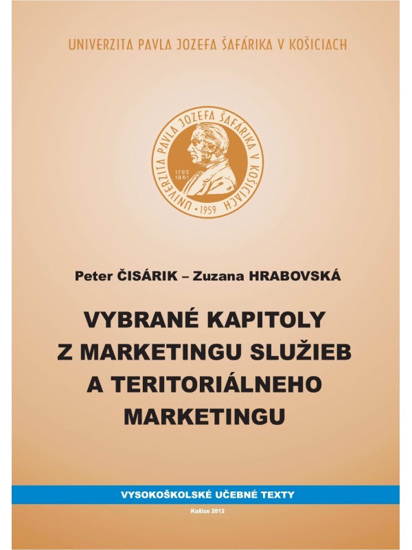 Vybrané kapitoly z marketingu služieb a teritoriálneho marketingu