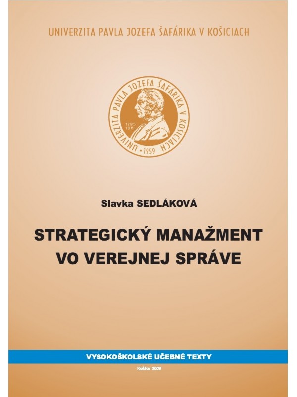 Strategický manažment vo verejnej správe