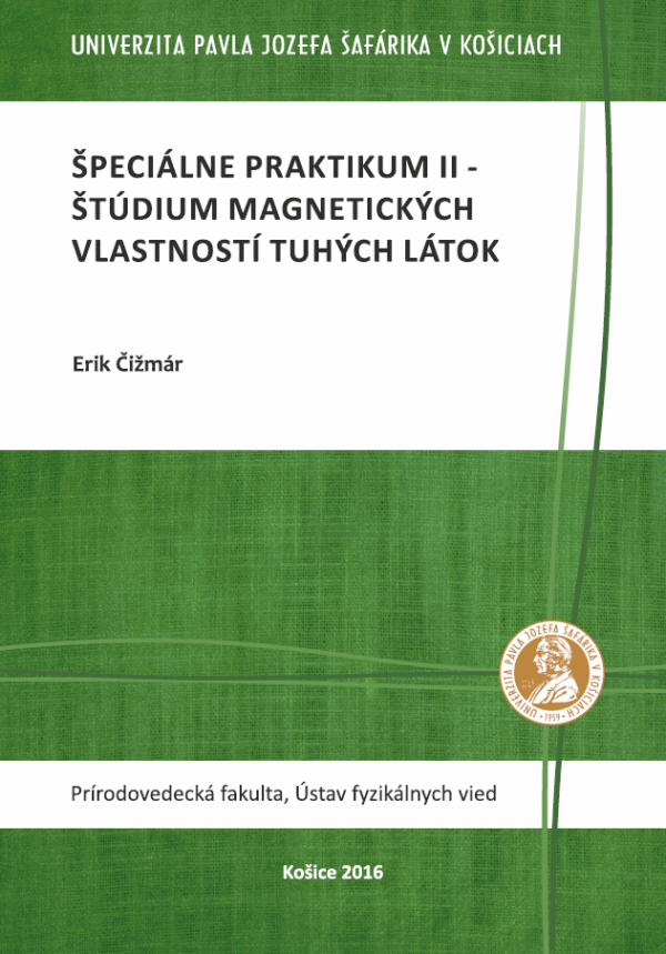 Špeciálne praktikum II - Štúdium magnetických vlastností tuhých látok